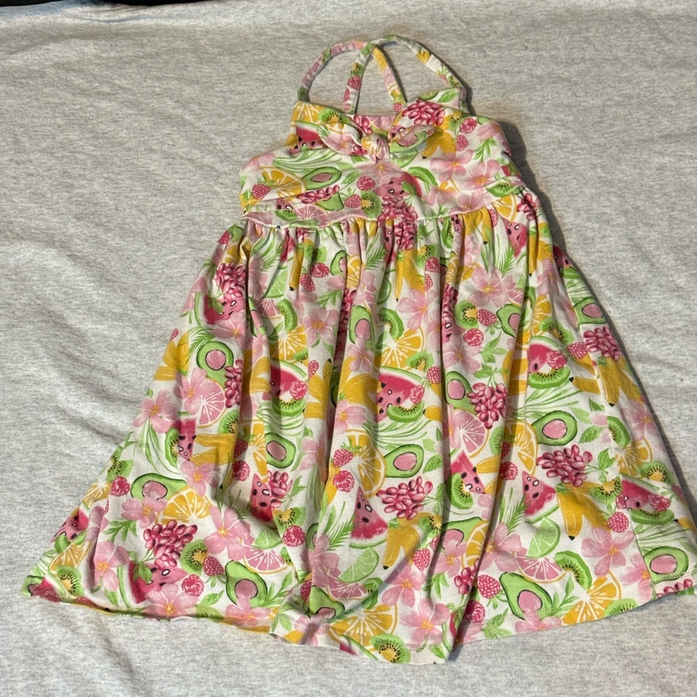 Tommy Bahama Girls Tropical Fruits Dress 🍍🍓